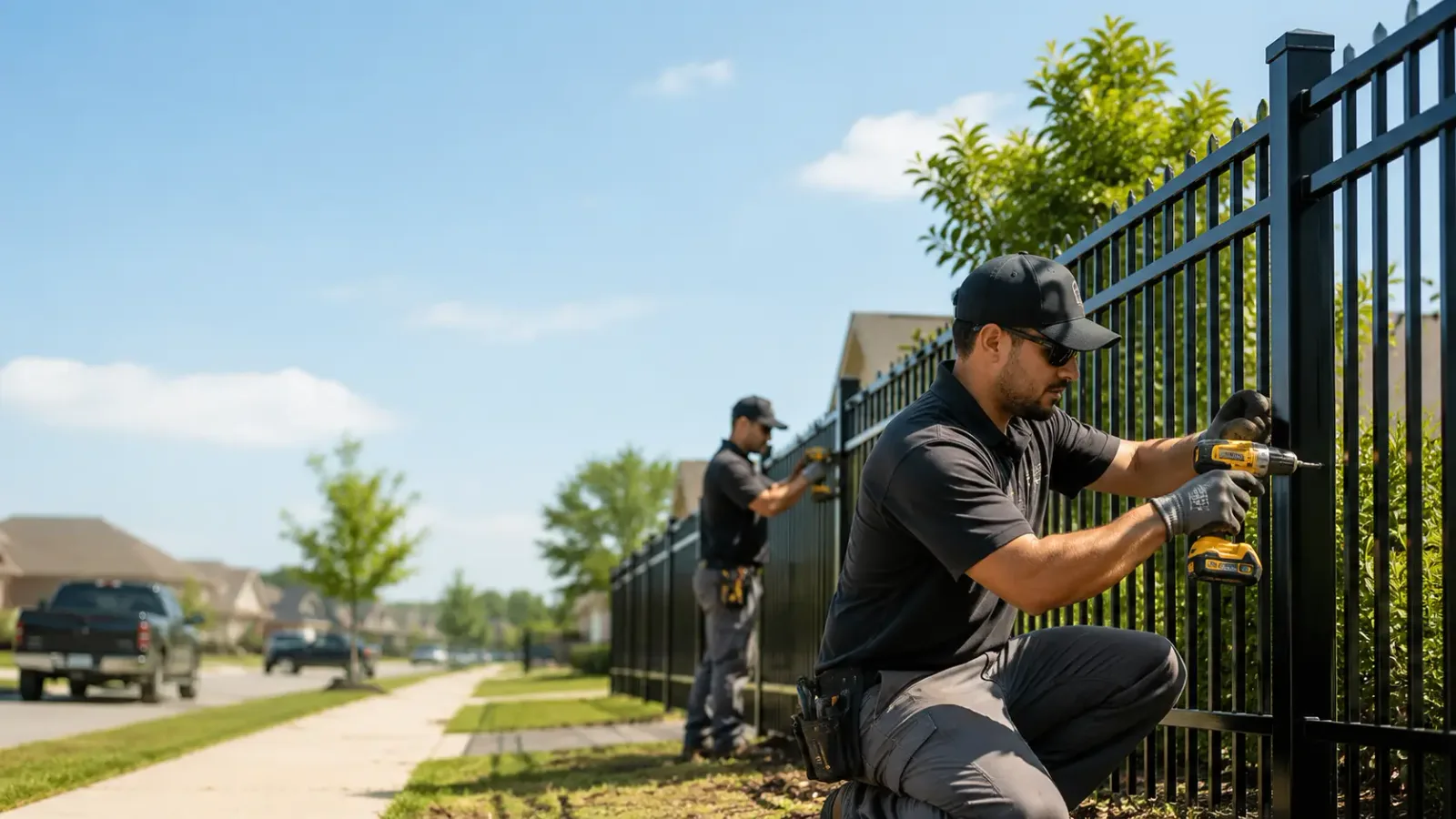 Metal Fence Installation in Senoia, GA